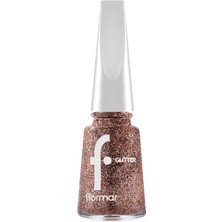 Zemira Yoğun Simli Şeffaf Oje - Glitter Nail Enamel - GL043 ROSEGOLD-8682536050005