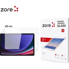 Zemira S10 Plus 12.4ınç Set 5 Adet Temperli Cam Renksi