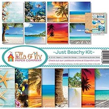 Zemira Ella & Viv By Reminisce Just Beachy Scrapbook Koleksiyon Kiti