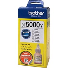 Zemira Brother BT5000Y Yellow Sarı 5.000 Sayfa Şişe Mürekkep DCP-T300-310-500-510-700-710 MFC-T800-810
