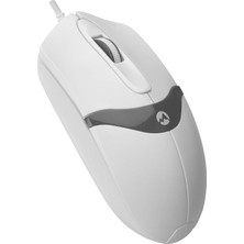 Zemira SM-220 USB Beyaz/gri 1200DPI 3D Optik Kablolu Mouse