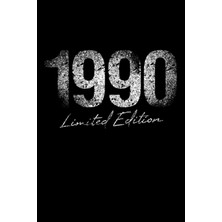 Zemira Limited Birthday Edition 1990 Born Year Grunge Line Art: - Funny Heart Line