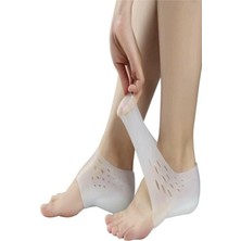 Zemira Isgstore Boy Uzatıcı Unisex Topuk Çorabı Gizli Topuk Yükseltici Topuk Dikeni Çatlak Koruyuc