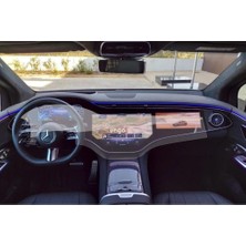Zemira Engo Mercedes Eqs 580 Şeffaf Nano Tam Kaplama Tek Parça 12.3 Inç Dijital