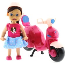 Zemira Cute Doll Mini Bebek Mor Vespa