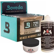Zemira Boveda 72 60G Humidor Puro Kutusu Nemlendirici 12LI Paket Saf Su Jel Hediyeli