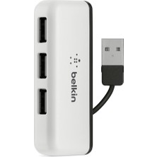 Zemira Belkin 4 Usb-A Girişli Hub, USB 2.0, Seyahat Boy, Siyah