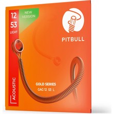 Zemira Pitbull Strings Gold Series Gag L Pb Light Takım Tel - Yeni Seri Akustik Gitar Teli 012-053