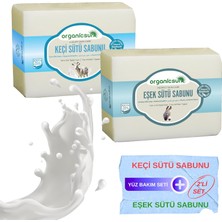 Zemira 2'li Set Doğal Keçi Sütü Sabunu Eşek Sütü Sabunu