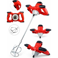 Zemira Euromax Elektrikli Boya Harç Karıştırıcı M14-1800 W Çift Kulp Ergonomik Mikser Karıştırma Makinesi
