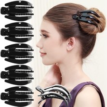 Zemira Rc Roche Ornament 6 Adet Yan Saç Tokası, Taraklı, Kıvrımlı Saç Tokası, At Kuyruğu Için, Kaymaz, Kad