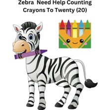 Zemira Independently Published Zebra Need Help Counting Crayon To Twenty (20)