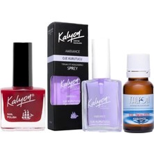 Zemira Kalyon Oje 208 + Oje Kurutucu Sprey 17 ml + Oje Çözücü