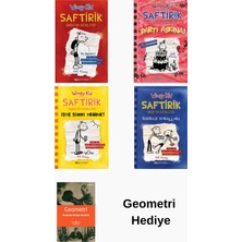 Epsilon Yayınevi Jeff Kinney 4 Kitap Seti + Geometri Hediye