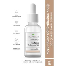 Zemira Herbaderm Göz Altı Morluklarına Karşı Aydınlatıcı Caffein Solutions%5 Göz Çevresi Serumu