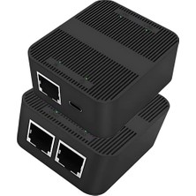 Zemira Lunatic 0246 RJ45 Ethernet Splitter 1 Giriş 2 Çıkış Gigabit 1000MBPS Çevirici Çoklayıcı RJ45 Ethern