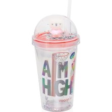 Zemira Vagonlife Pipetli Su Matarası 450ML Bpa Free Kırmızı Spor Şişesi