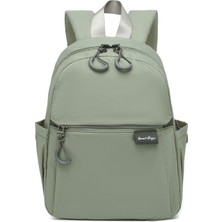 Smart Bags Açık Gri Günlük Mini Boy Hafif Kadın Sırt Çantası