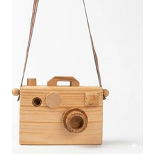 Zemira Montessori El Yapımı Ahşap Oyuncak Fotoğraf Makinesi