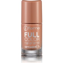 Zemira Yoğun Pigmentli Parlak Oje- Full Color Nail Enamel- FC45 Peach Sparkler -8690604379989