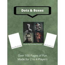 Zemira Independently Published Dots & Boxes: Over 100 Pages: A Strategy Game - Dot To Dot Grid - L