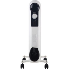 Zemira Kiwi KHT-8457 Devrilme Korumalı 7 Bölmeli Yağlı Radyatör Beyaz