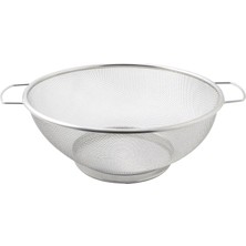 Zemira Busstier Metal Süzgeç, Paslanmaz Çelik, Çok Amaçlı Dayanıklı Tasarım, Ergonomik Saplı, Makarna,