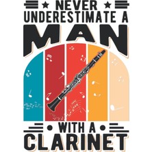 Zemira Clarinet Notebook: Clarinet Man Clarinetist / 6x9 Inches / 120 Graph Sites Sites