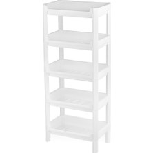 Urve UR-3603 Rafty Geniş Sepet Organizer Düzenleyici 355X220X870MM 5 Katlı Raf Ünitesi