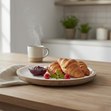 Zemira Deconox Ağacı Pasta Tabağı - Içi Emaye (Enamel) Kaplama, Tatlı, Meyve Kahvaltı Tabağı