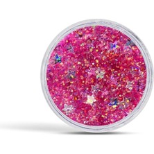 Zemira Jel Formlu Parlak Glitter - Iridescent Pink, GLITTERTIVA04
