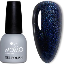 Zemira Momo Professional Kalıcı Oje S030 Yaldızlı Gece Mavisi 14 ml