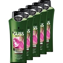 Zemira Gliss Bio-Tech Şampuan, 525 ml x 5 Adet