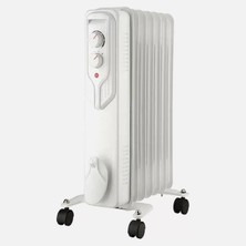 Zemira Termostatlı Yağlı Radyatör Isıtıcı 1500W 7 Dilim Yağlı Radyatör Terkerlekli