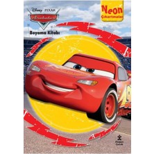 Doğan Çocuk Disney Arabalar Neon Çıkartmalı Boyama Kitabı