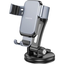 Zemira Borofone Warrior Siyah Telefon Tutucu, 4,5-7 Inç Telefonlar Için Ayarlanabilir, Hare