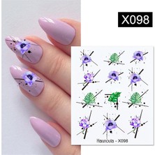 Zemira Tırnakmania Su Transferli Nail Sticker X098 (52340-18) 3939