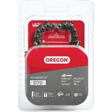 Zemira Oregon Cutting Systems - Zincir Testere Zinciri, 72 V Vaguard Full Chisel C-Loop, 20 Inç.