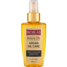 Zemira Bioblas Argan Yağlı Saç Bakım Yağı – Durulanmayan, Isıya Karşı Koruyucu, Onarıcı & Parlaklık Veren