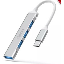 Zemira Qport Q-TUC05 To 4 Port USB Çoklayıcı