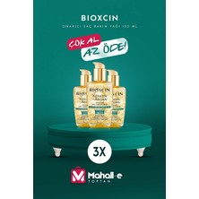 Zemira Bioxcin Keratin Argan Besleyici Onarıcı Saç Bakım Yağı 150 ml - Yıpranmış Hassas Saçlar 3'lü, 86