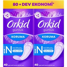 Zemira Orkid Günlük Ped Normal Dev Ekonomi Paket 80 Adet Ped