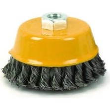 Zemira Burgulu Kübik Metal Fırça, 65MM, Endüstriyel Temizlik Aracı