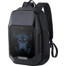 Zemira Divoom Pixoo Cyberbag Siyah Piksel LED Ekranlı Sırt Çantası