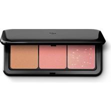 Zemira Kiko Milano Kiko Milano Multi Trio Blush & Bronzlaştırıcı Palet 01 | Yüz Paleti, 1 Bronzlaşt