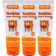 Zemira Babyton Doğal Portakal&mandalina Macunu 3'lü Set 50 gr