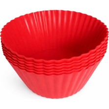 Zemira Muffin Kalıbı, Düz – 6’lı Paket Isıya Dayanıklı Yapışmaz (1)