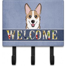 Zemira Caroline's Treasures 's BB1439TH68 Corgi, Welcome Leine Oder Schlüsselhalter, Groß, Multicolor