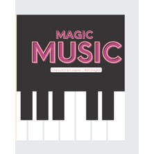 Zemira Magic Music: Manuscript Paper - Music Pentagram - 188 Pages, 8''X10'' Size