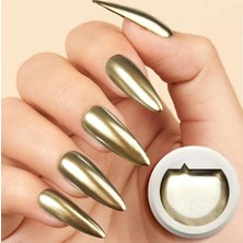 Zemira Fontenay Metallic Gel Gold Tırnak Dizaynı Için Gold